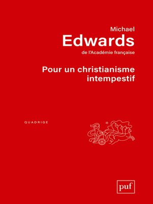 cover image of Pour un christianisme intempestif